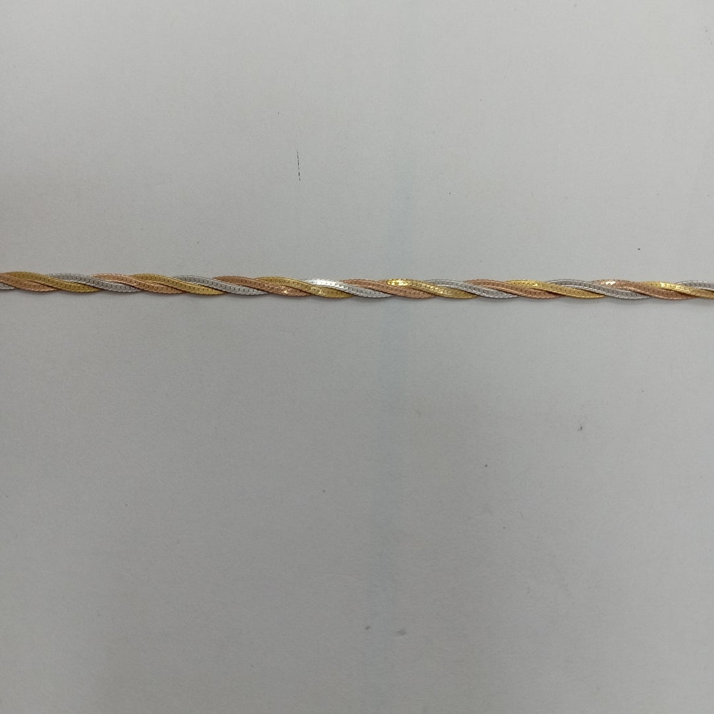 PULSERA ORO COMBINADO 14 K 2 GRMS (SEMINUEVO)