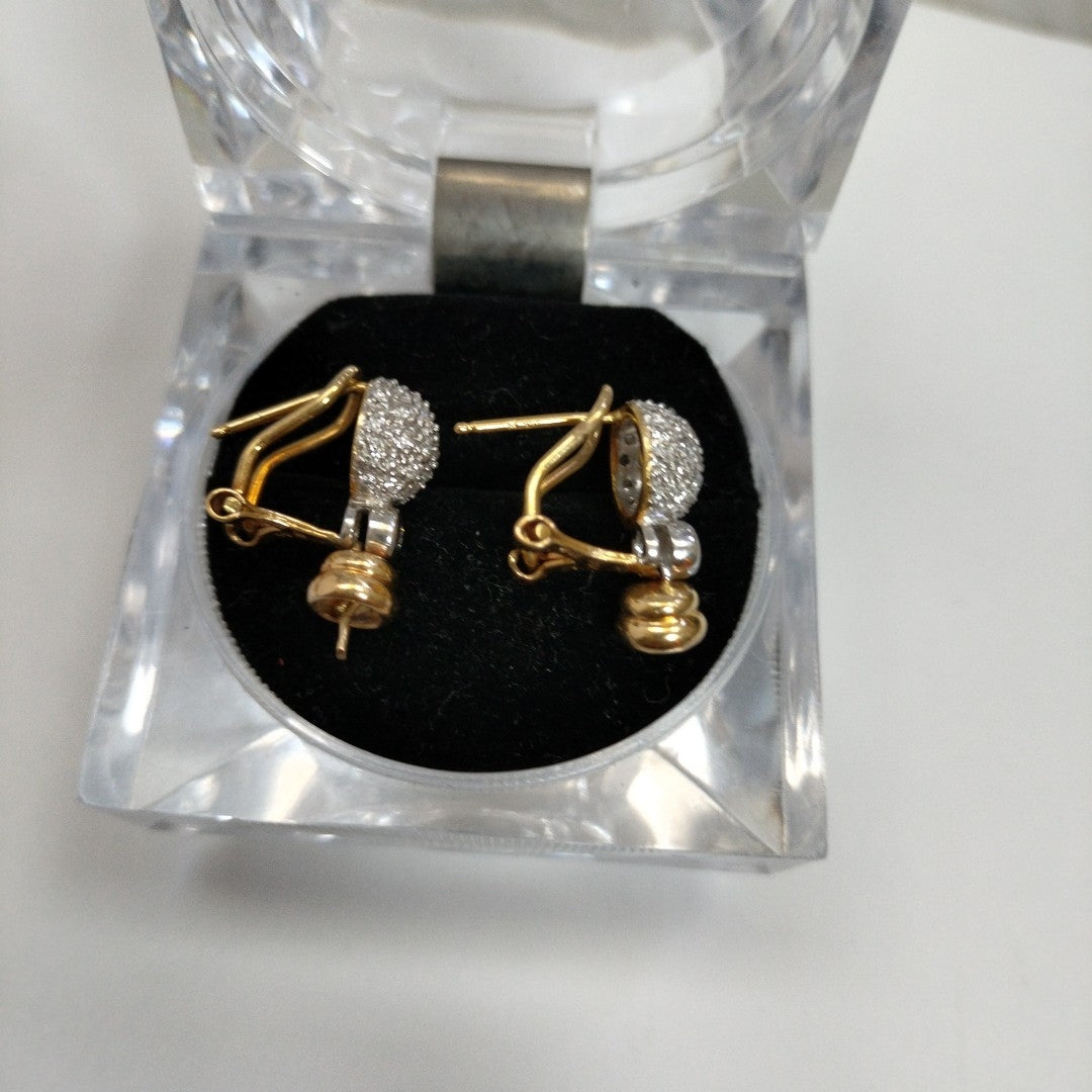 ARETES PAR ORO 18 K 6.5 GRMS (SEMINUEVO)