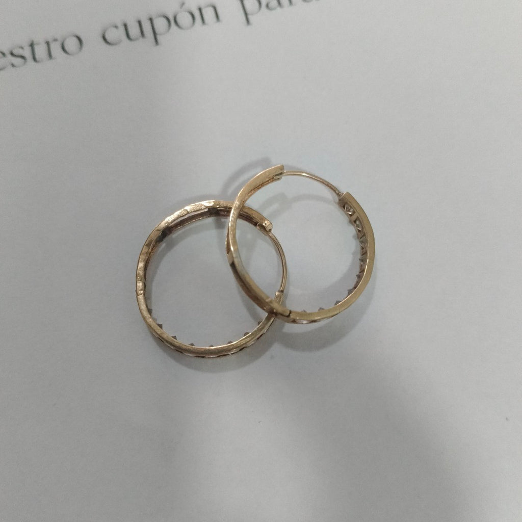 ARRACADAS PAR ORO 10 K 2.3 GRMS (SEMINUEVO)