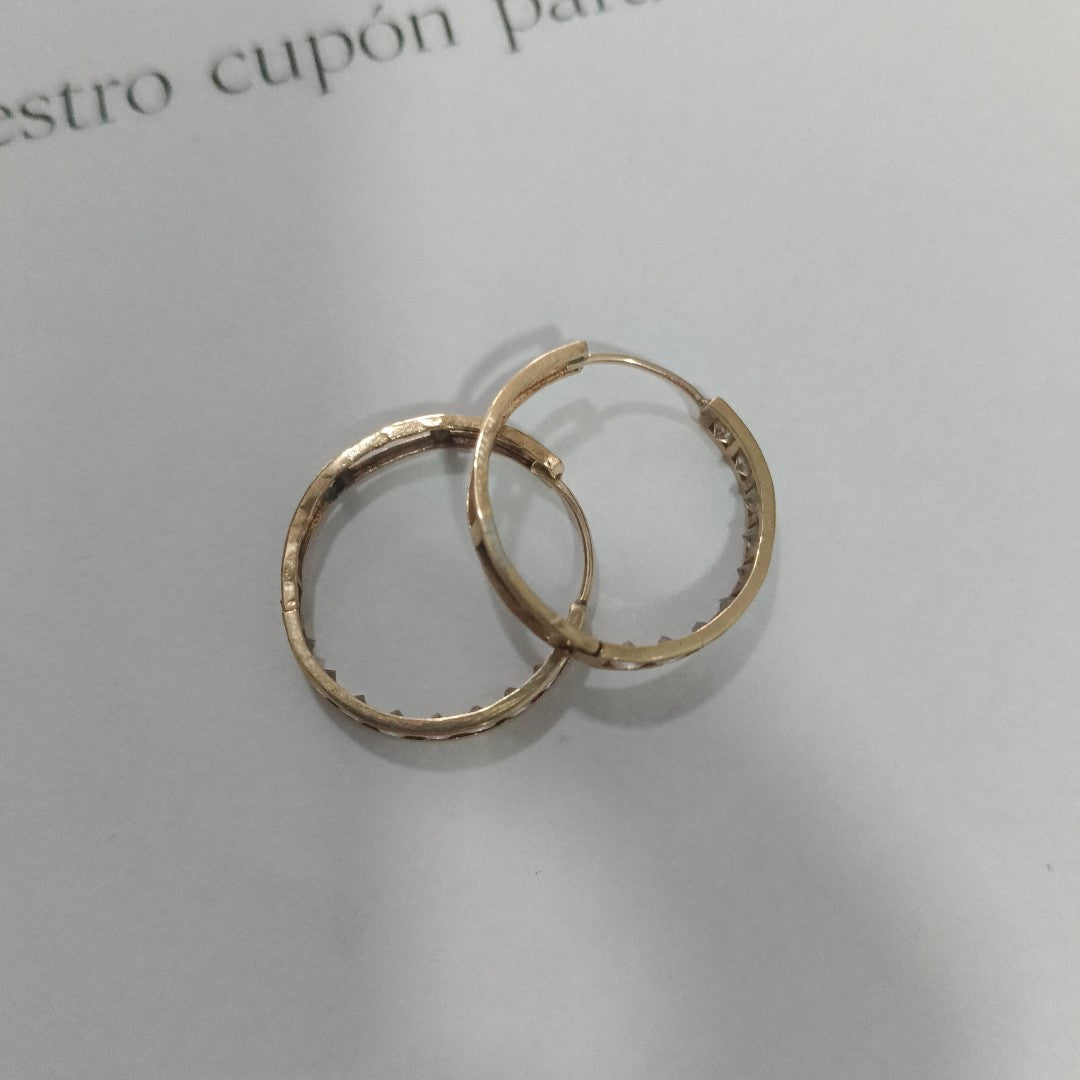 ARRACADAS PAR ORO 10 K 2.3 GRMS (SEMINUEVO)