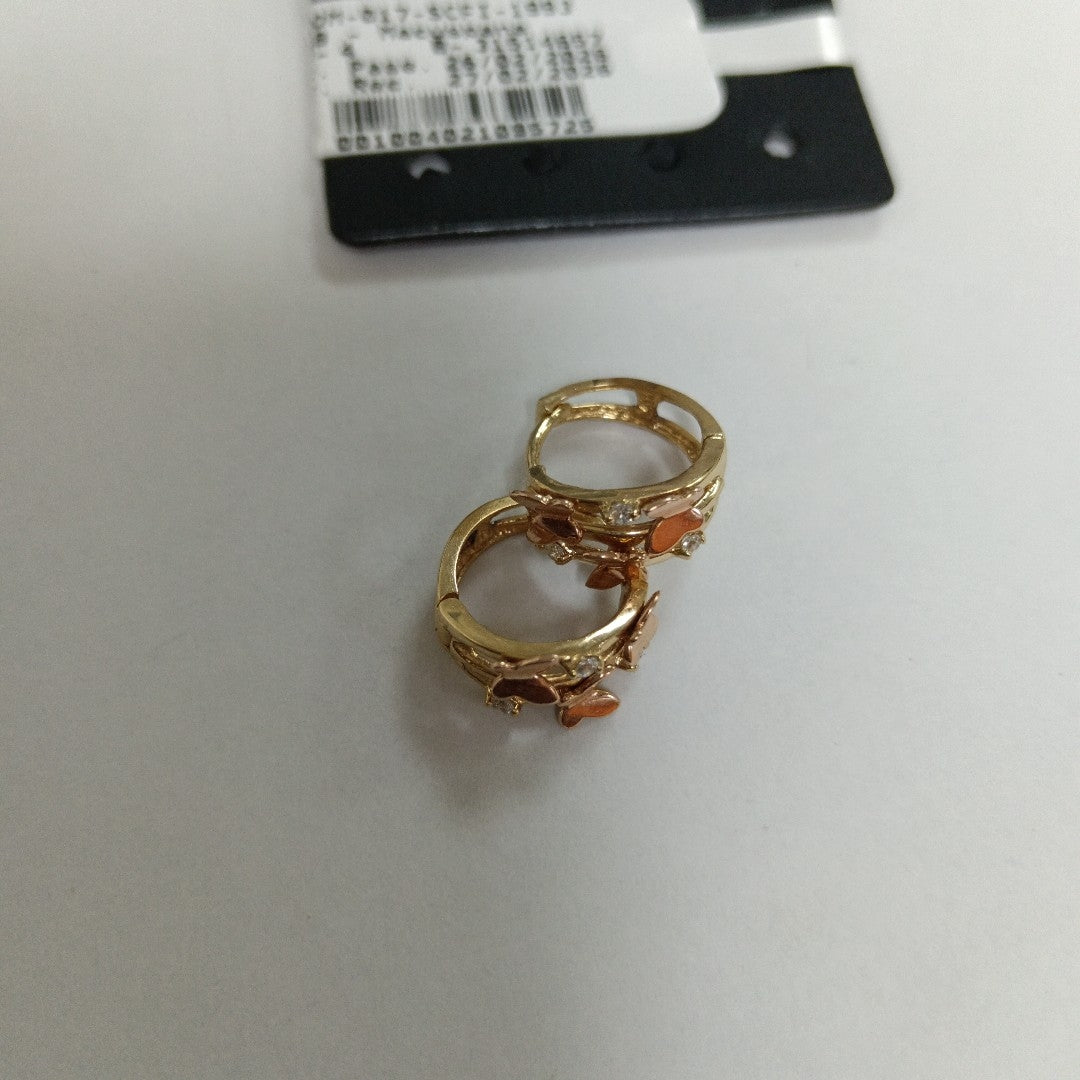 ARETES PAR ORO 14 K 2,60 GRMS (SEMINUEVO)