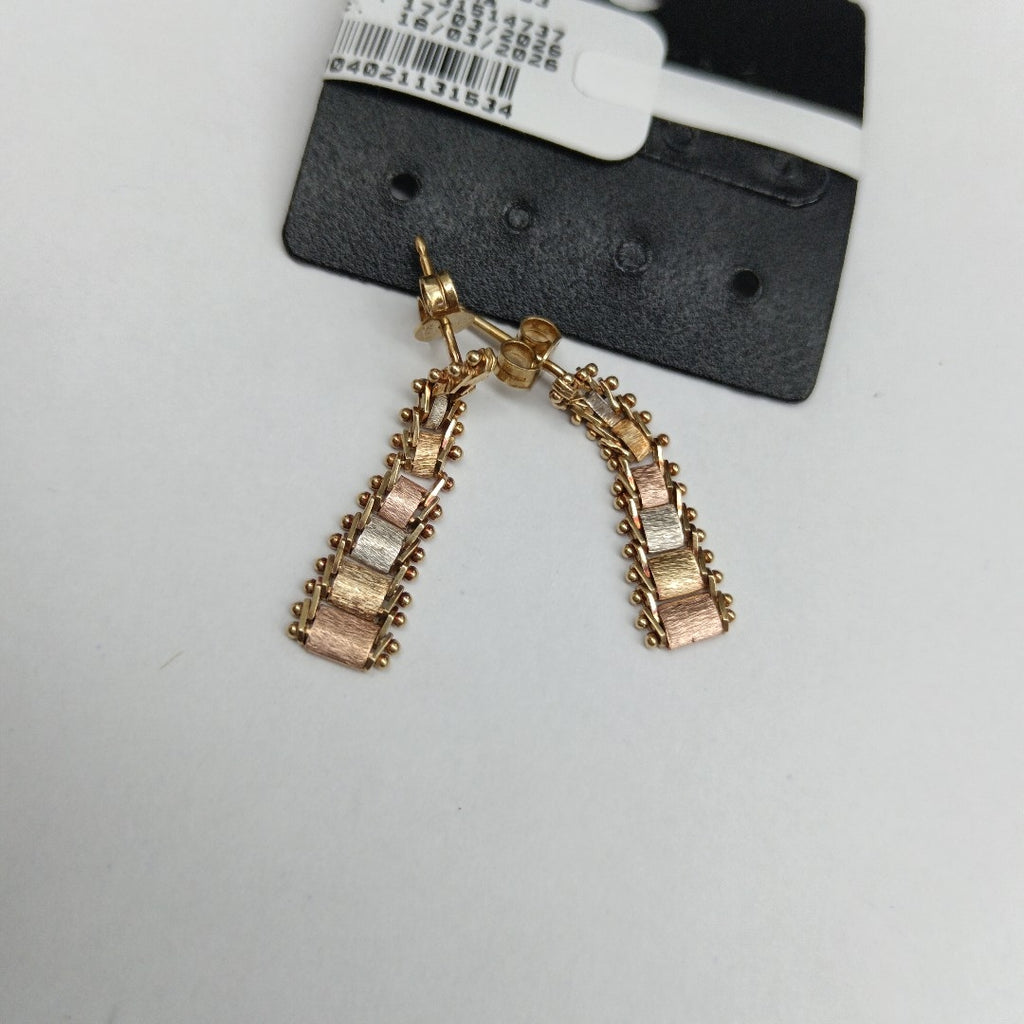 ARETES PAR ORO 14 K 2,50 GRMS (SEMINUEVO)