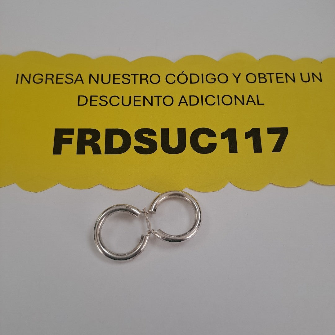 ARRACADAS PAR PLATA 6,20 GRMS (SEMINUEVO)