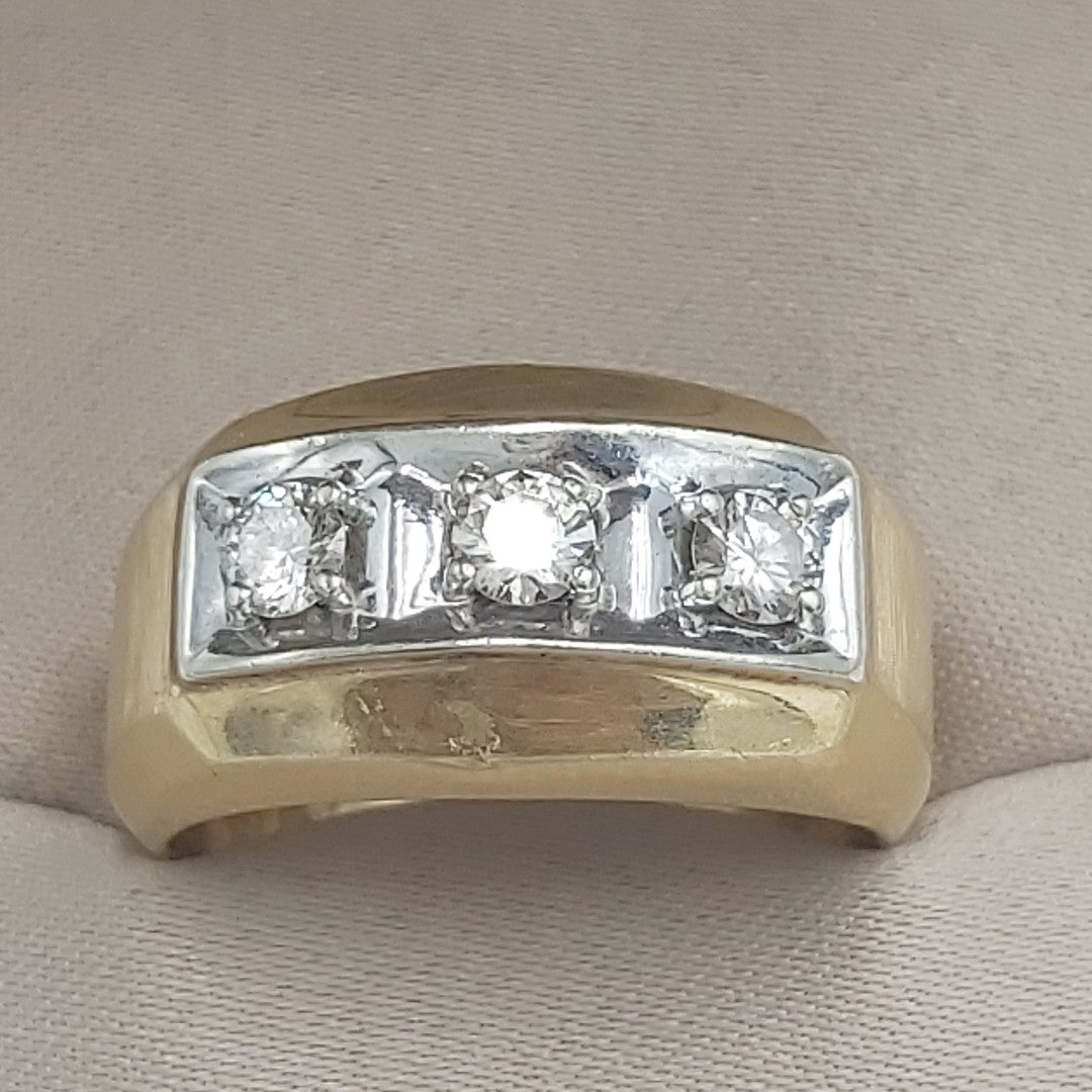 ANILLO ORO 14 K 9,30 GRMS (SEMINUEVO)