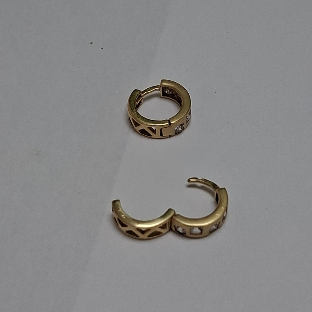 ARETES PAR ORO 14 K 3.7 GRMS (SEMINUEVO)