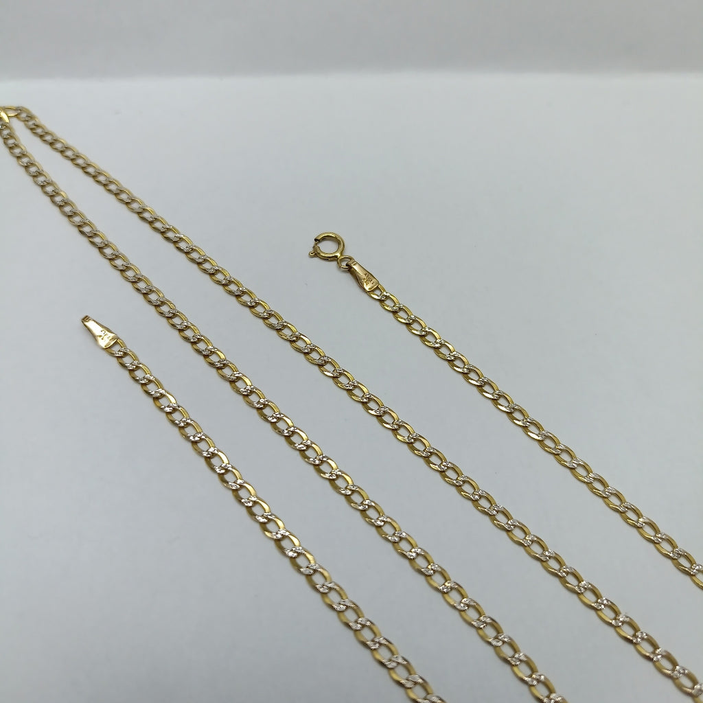 CADENA ORO, RODIADO 14 K 5.1 GRMS (SEMINUEVO)