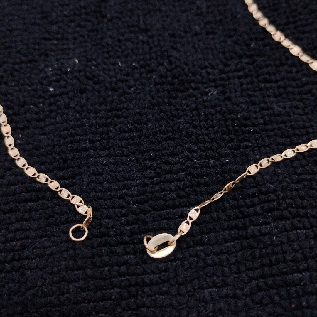 CADENA ORO COMBINADO 10 K 1.8 GRMS (SEMINUEVO)