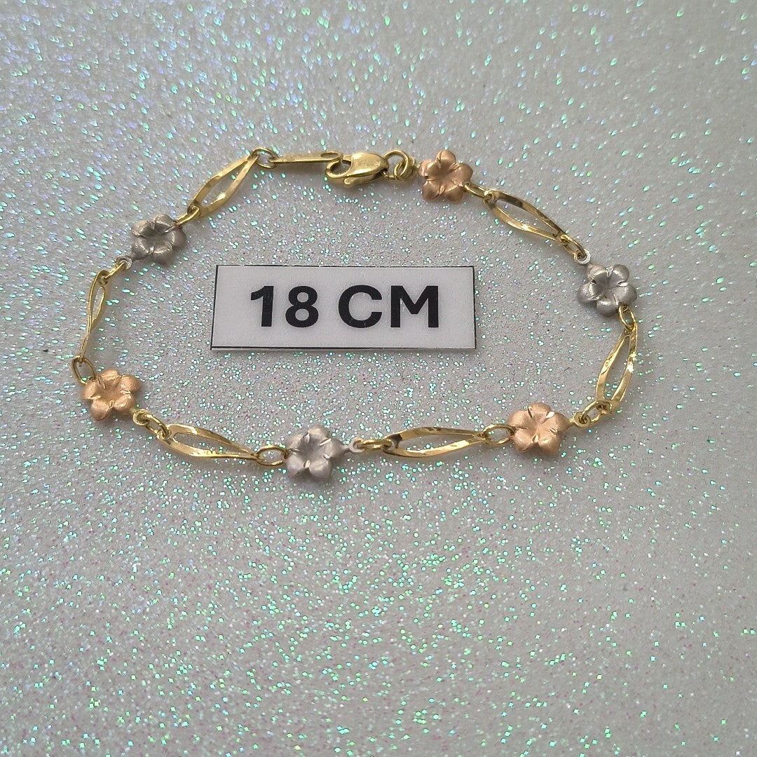 PULSERA ORO 14 K 2.6 GRMS (SEMINUEVO)