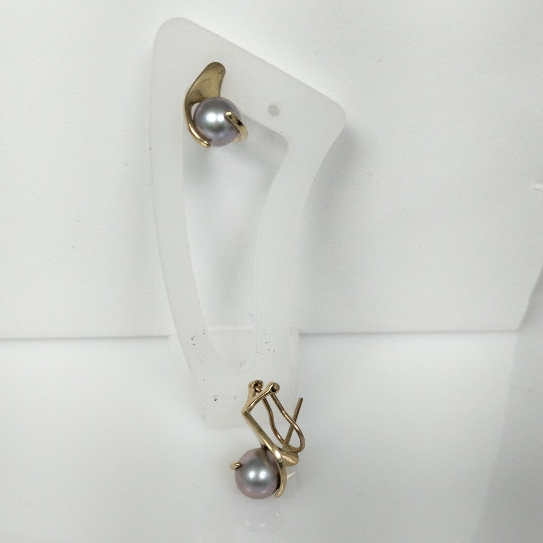 ARRACADAS PAR ORO 14 K 5.1 GRMS (SEMINUEVO)