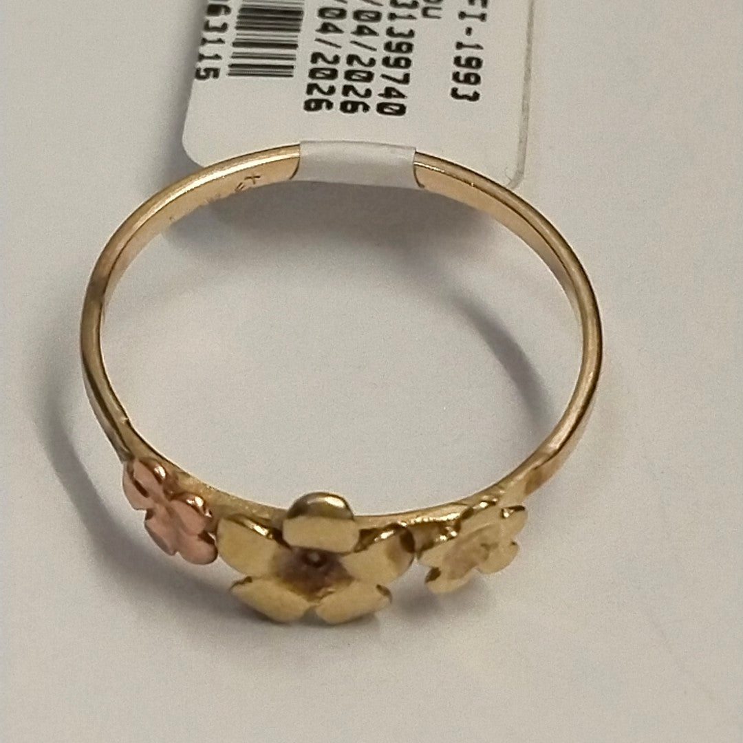 ANILLITO ORO COMBINADO 10 K 1.5 GRMS (SEMINUEVO)