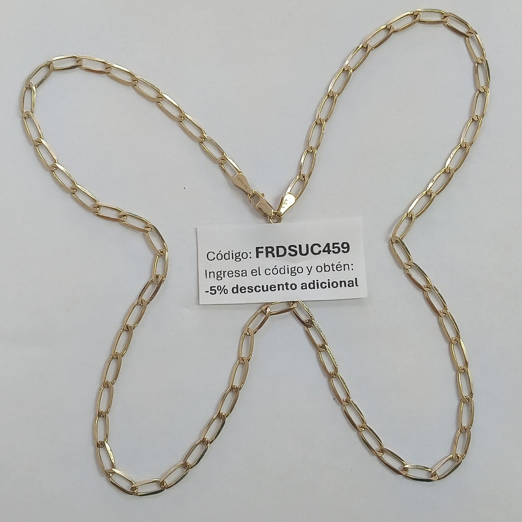 CADENA TEJIDO ESLABONES 11.3G 60 CM (NUEVO)