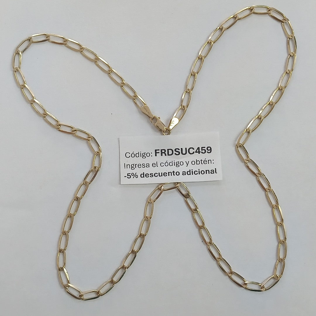 CADENA TEJIDO ESLABONES 11.3G 60 CM (NUEVO)