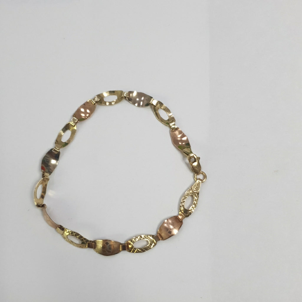 PULSERA ORO,ORO COMBINADO 10 K 3,50 GRMS (SEMINUEVO)