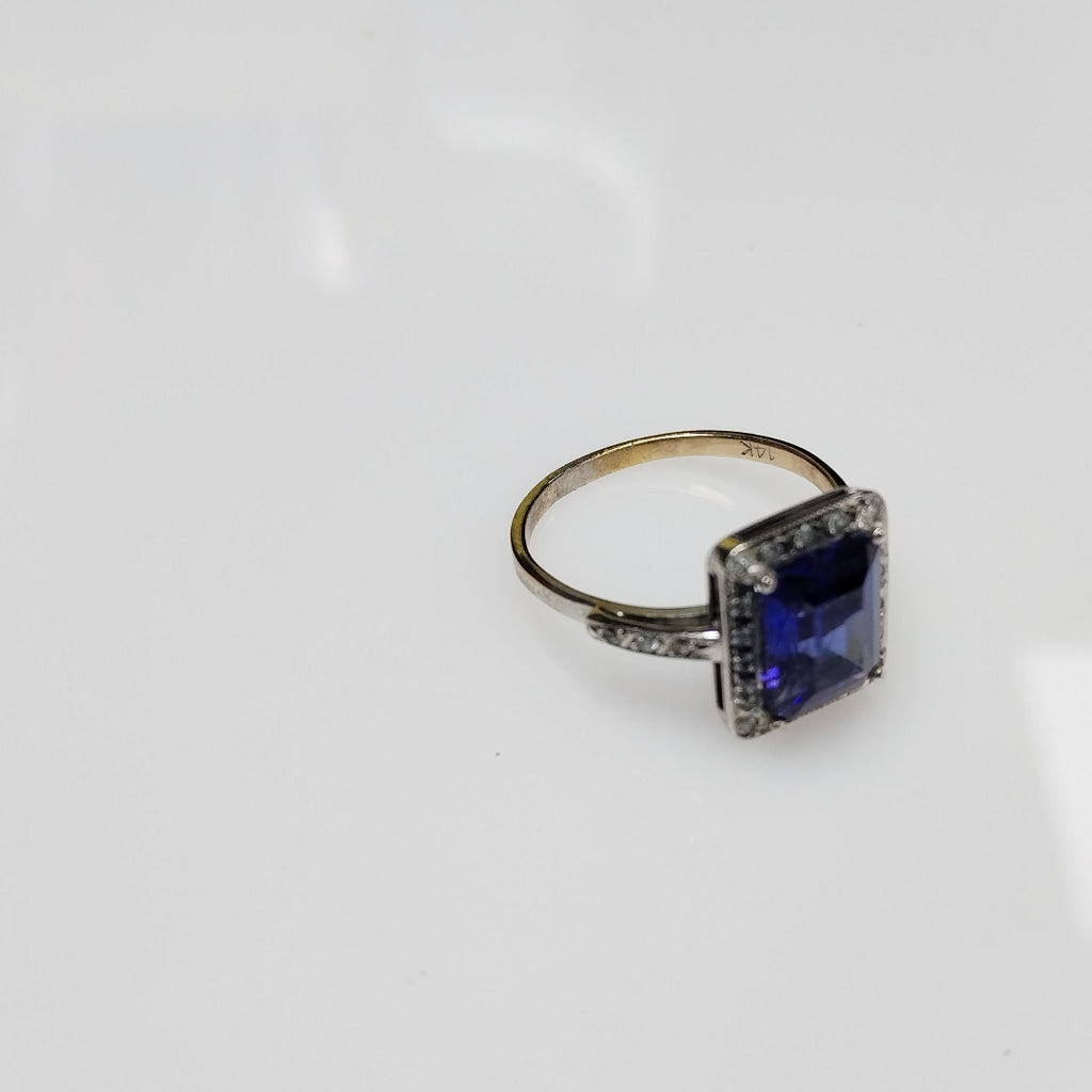 ANILLITO ORO, ORO BLANCO 14 K 4.1 GRMS (SEMINUEVO)