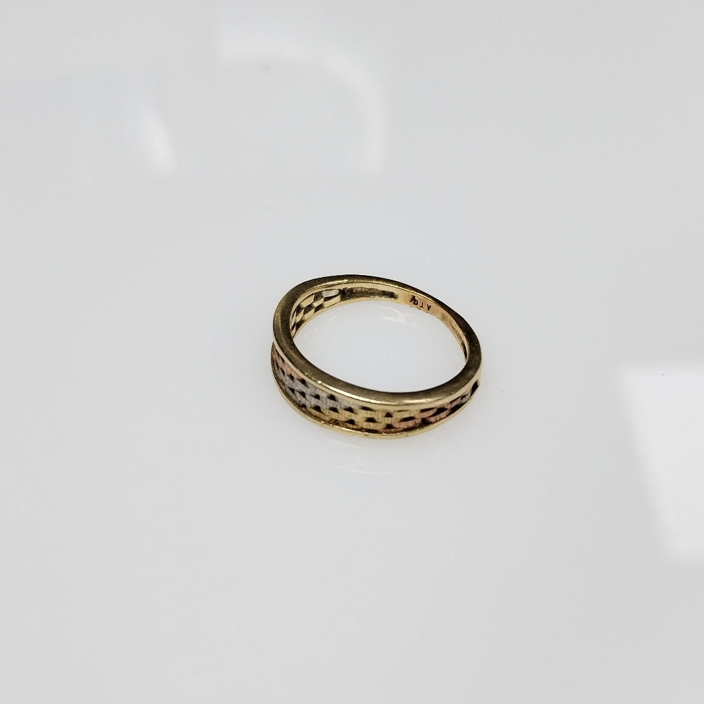 ANILLITO ORO COMBINADO 14 K 2.8 GRMS (SEMINUEVO)