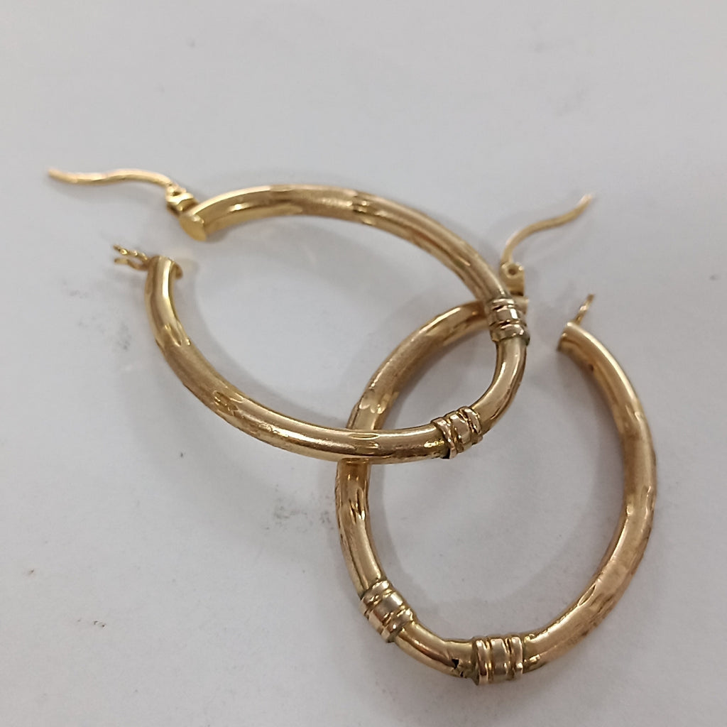 ARRACADAS PAR ORO 14 K 3.4 GRMS (SEMINUEVO)