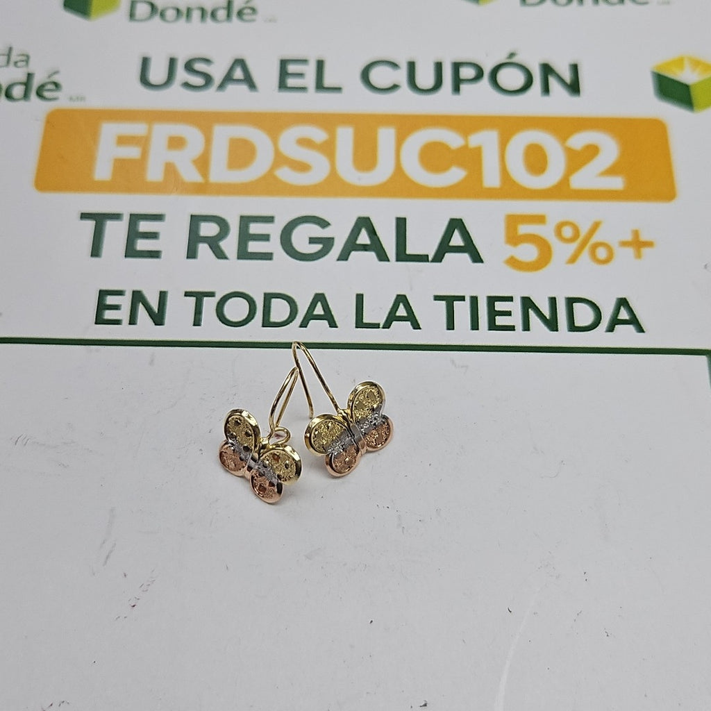 ARETES PAR ORO 10 K 0.9 GRMS (SEMINUEVO)