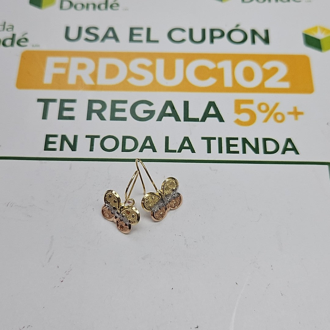ARETES PAR ORO 10 K 0.9 GRMS (SEMINUEVO)