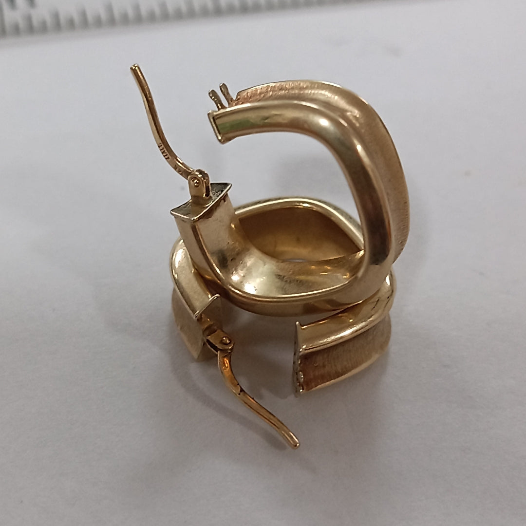 ARRACADAS PAR ORO 14 K 3,00 GRMS (SEMINUEVO)