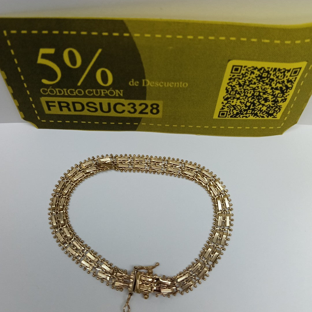PULSERA ORO 14 K 16.9 GRMS (SEMINUEVO)