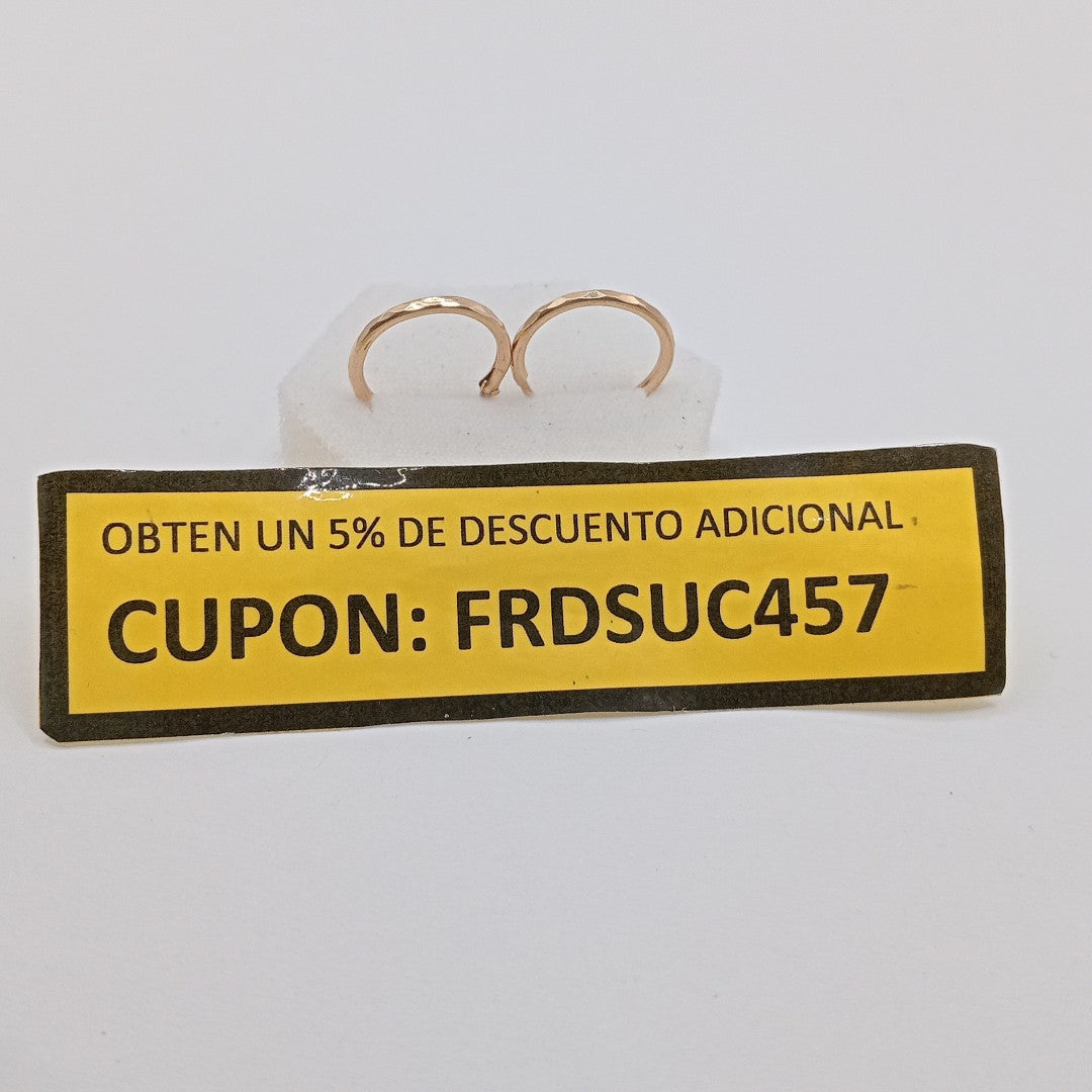 ARRACADAS PAR ORO 10 K 0.8 GRMS (SEMINUEVO)