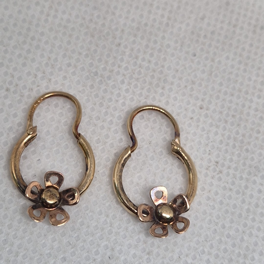 ARETES PAR ORO 10 K 0,90 GRMS (SEMINUEVO)