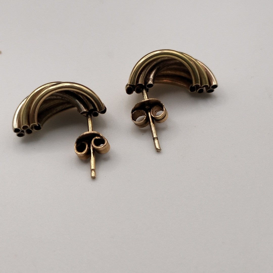 BROQUELES PAR ORO 14 K 2,10 GRMS (SEMINUEVO)
