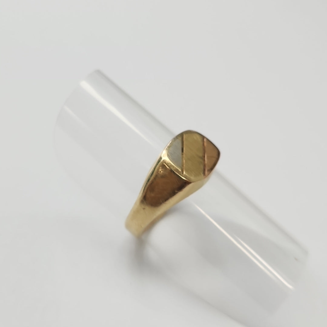 ANILLITO ORO, ORO COMBINADO 14 K 3.6 GRMS (SEMINUEVO)
