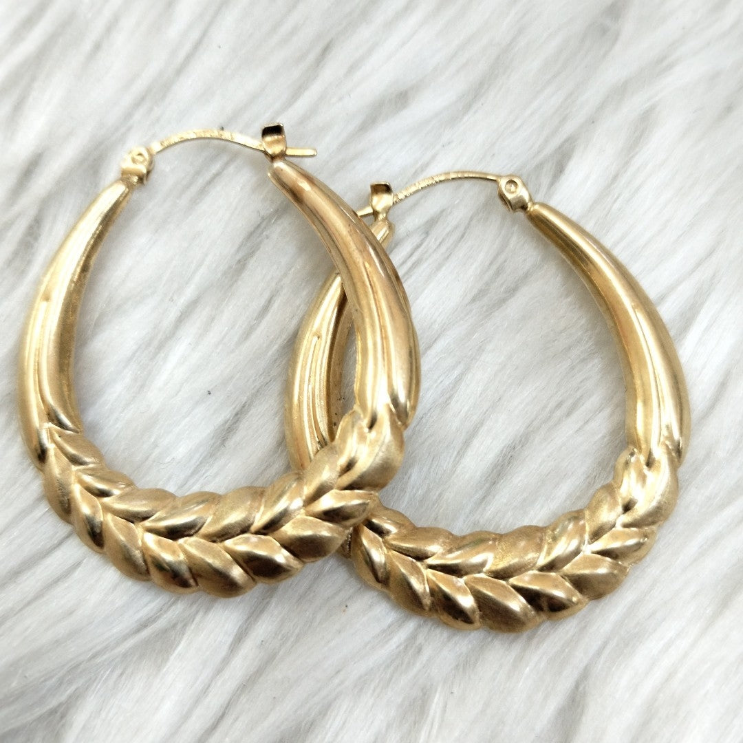 ARRACADAS PAR ORO 14 K 4.5 GRMS (SEMINUEVO)