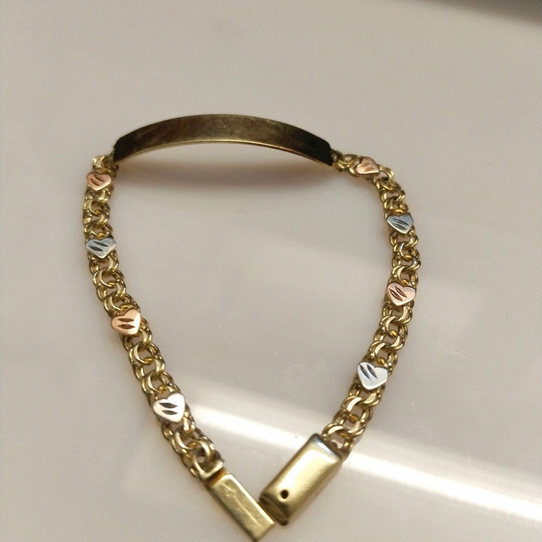 ESCLAVA ORO COMBINADO 10 K 5,50 GRMS (SEMINUEVO)