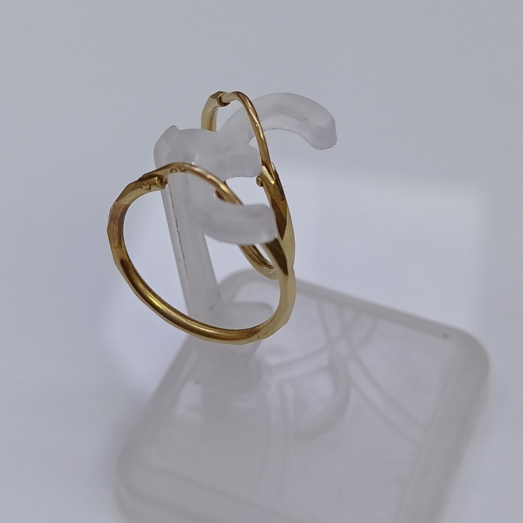 ARRACADAS PAR ORO 14 K 1,00 GRMS (SEMINUEVO)