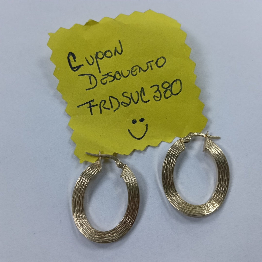 ARRACADAS PAR ORO 14 K 2.5 GRMS (SEMINUEVO)
