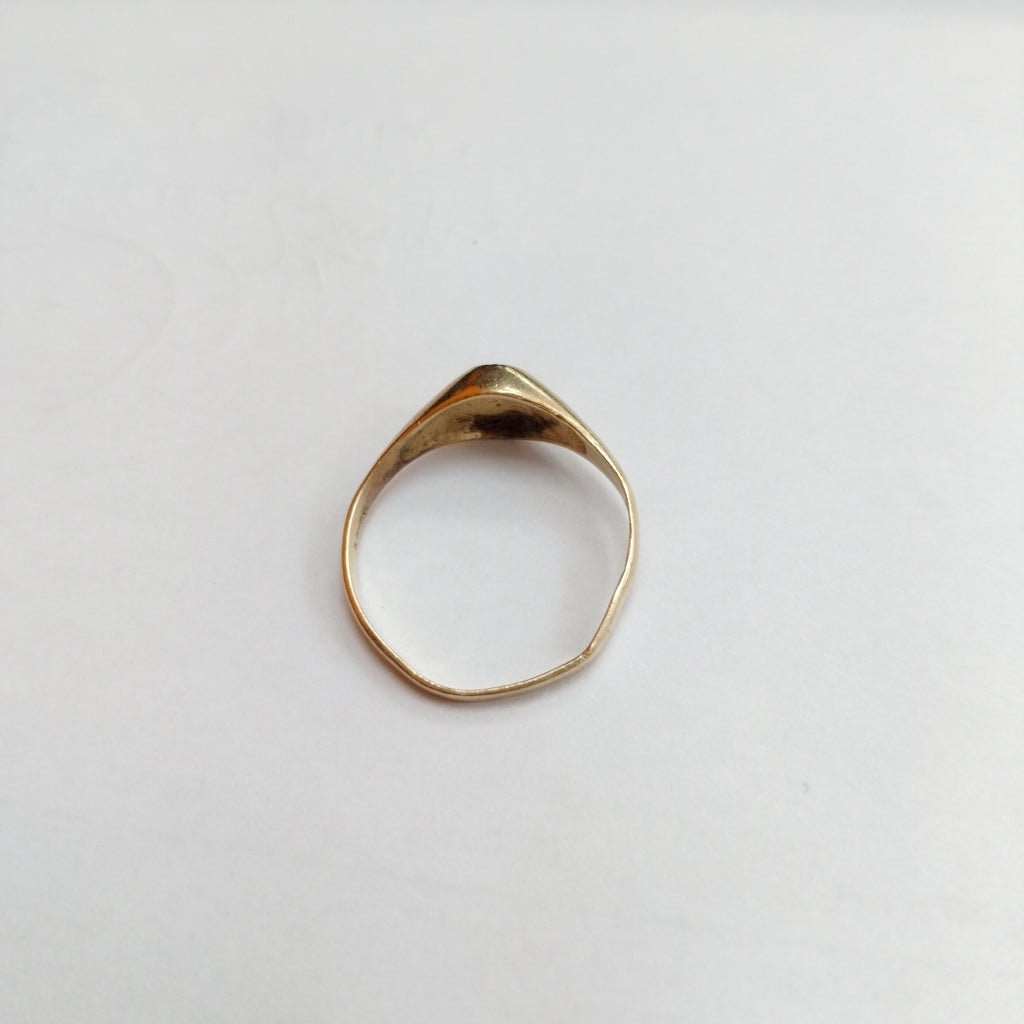 ANILLO DE GRADUACIÓN ORO 10 K 2.4 GRMS (SEMINUEVO)