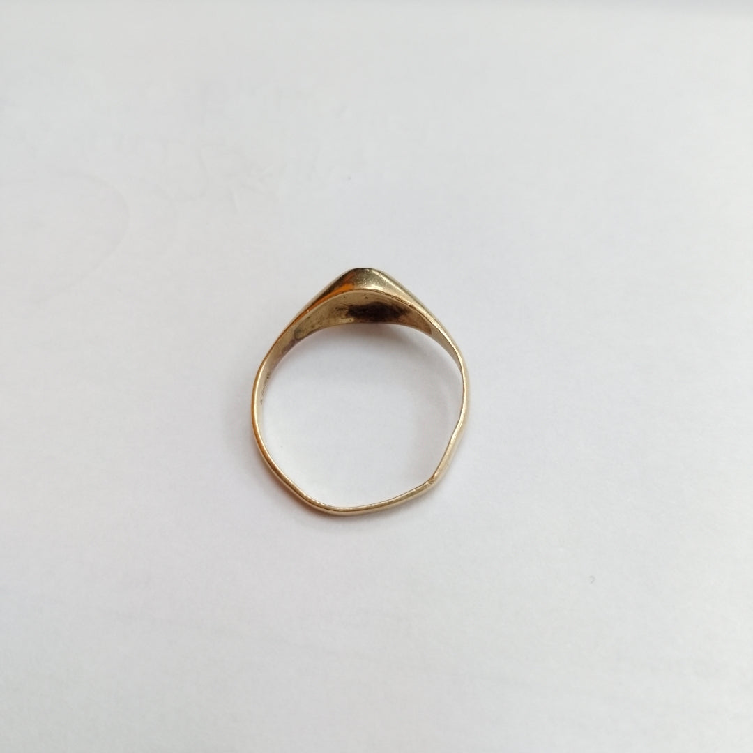 ANILLO DE GRADUACIÓN ORO 10 K 2.4 GRMS (SEMINUEVO)