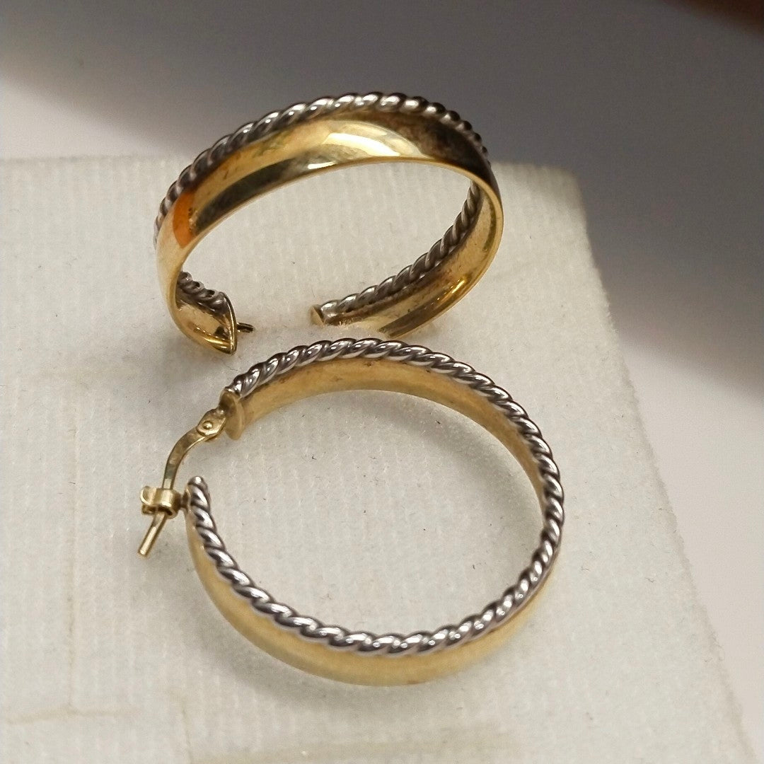 ARRACADAS PAR ORO 10 K 3.8 GRMS (SEMINUEVO)
