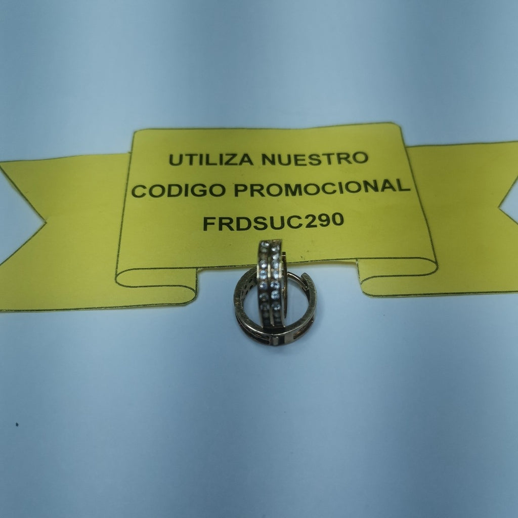 ARETES PAR ORO 14 K 2.8 GRMS (SEMINUEVO)