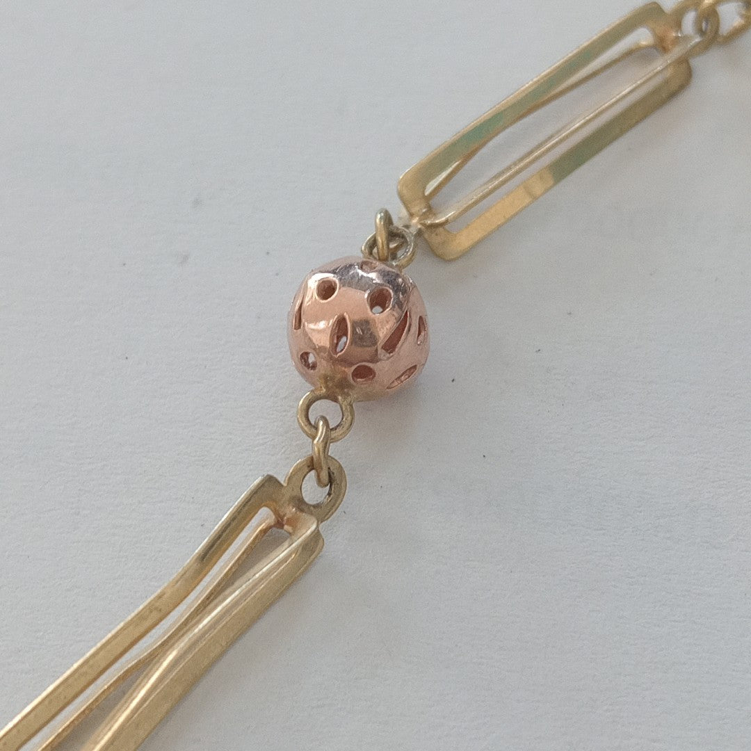 CADENA ORO COMBINADO 10 K 15.8 GRMS (SEMINUEVO)