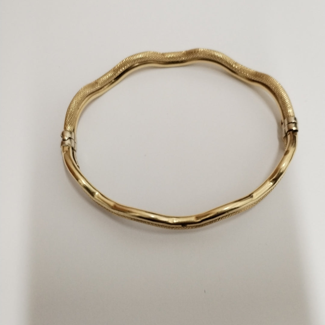 PULSERA RIGIDA ORO 14 K 9.1 GRMS (SEMINUEVO)