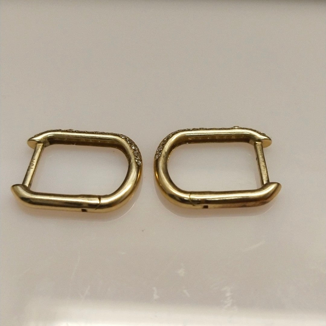 ARRACADAS PAR ORO 10 K 1,80 GRMS (SEMINUEVO)