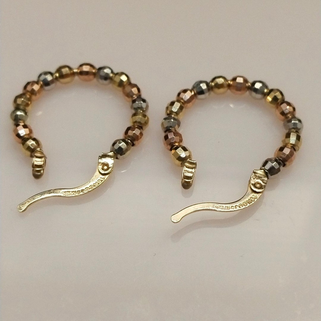 ARRACADAS PAR ORO 10 K 2.5 GRMS (SEMINUEVO)