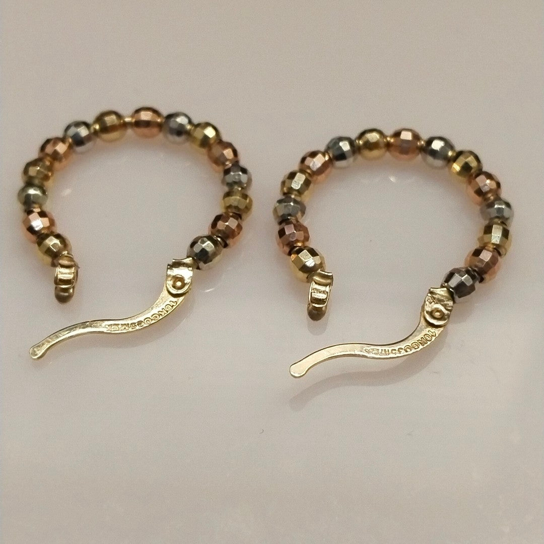 ARRACADAS PAR ORO 10 K 2.5 GRMS (SEMINUEVO)