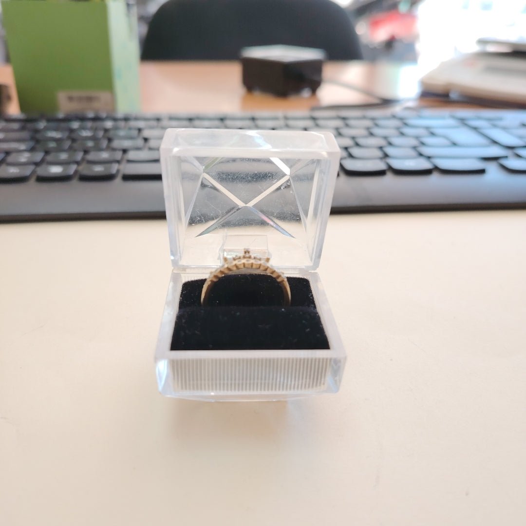 ANILLO CONMEMORATIVO ORO 10 K 1.5 GRMS (SEMINUEVO)