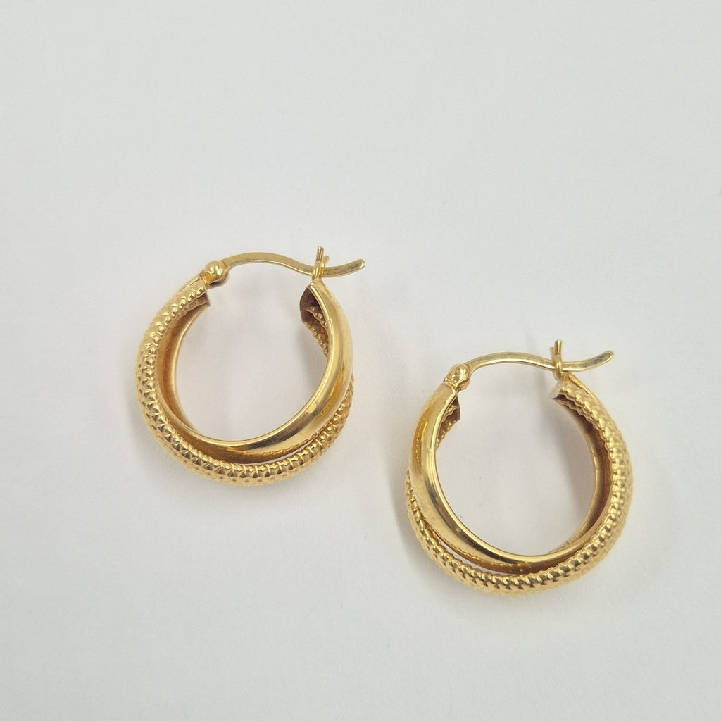 ARRACADAS PAR ORO 14 K 3,30 GRMS (SEMINUEVO)