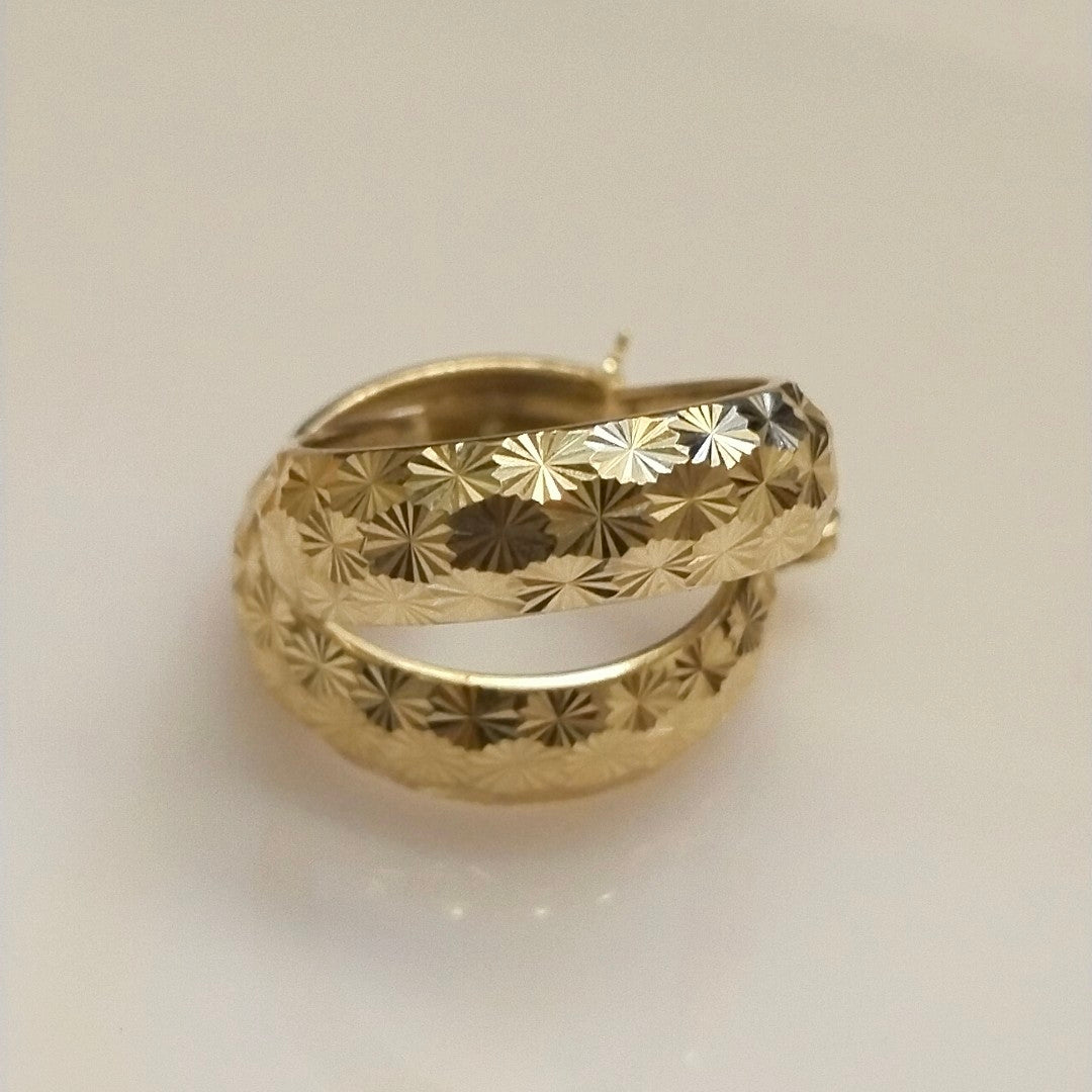 ARRACADAS PAR ORO 10 K 2.4 GRMS (SEMINUEVO)