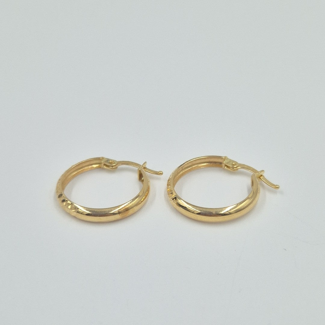 ARRACADAS PAR ORO 14 K 1,40 GRMS (SEMINUEVO)