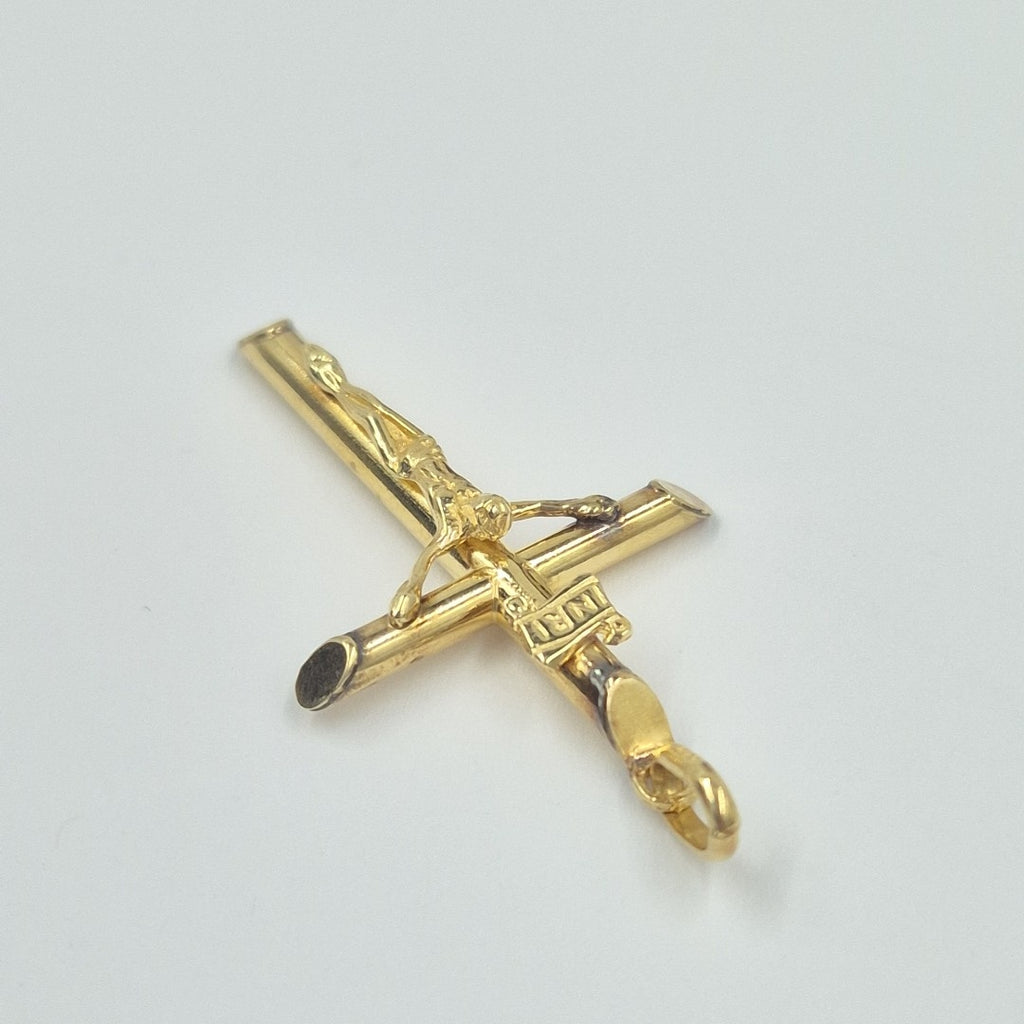 CRUCIFIJO ORO 14 K 2,30 GRMS (SEMINUEVO)