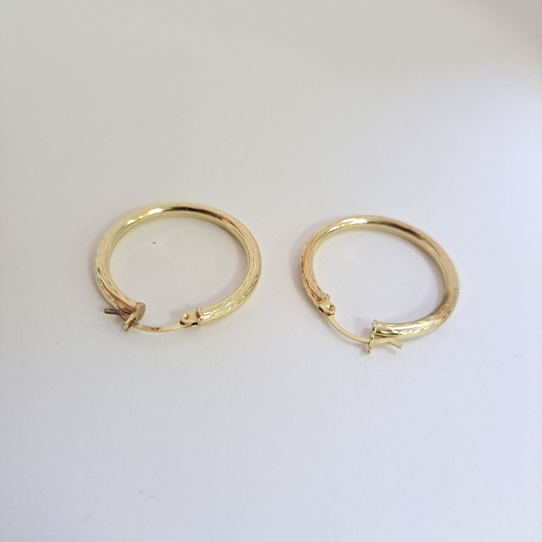ARRACADAS PAR ORO 14 K 3 GRMS (SEMINUEVO)