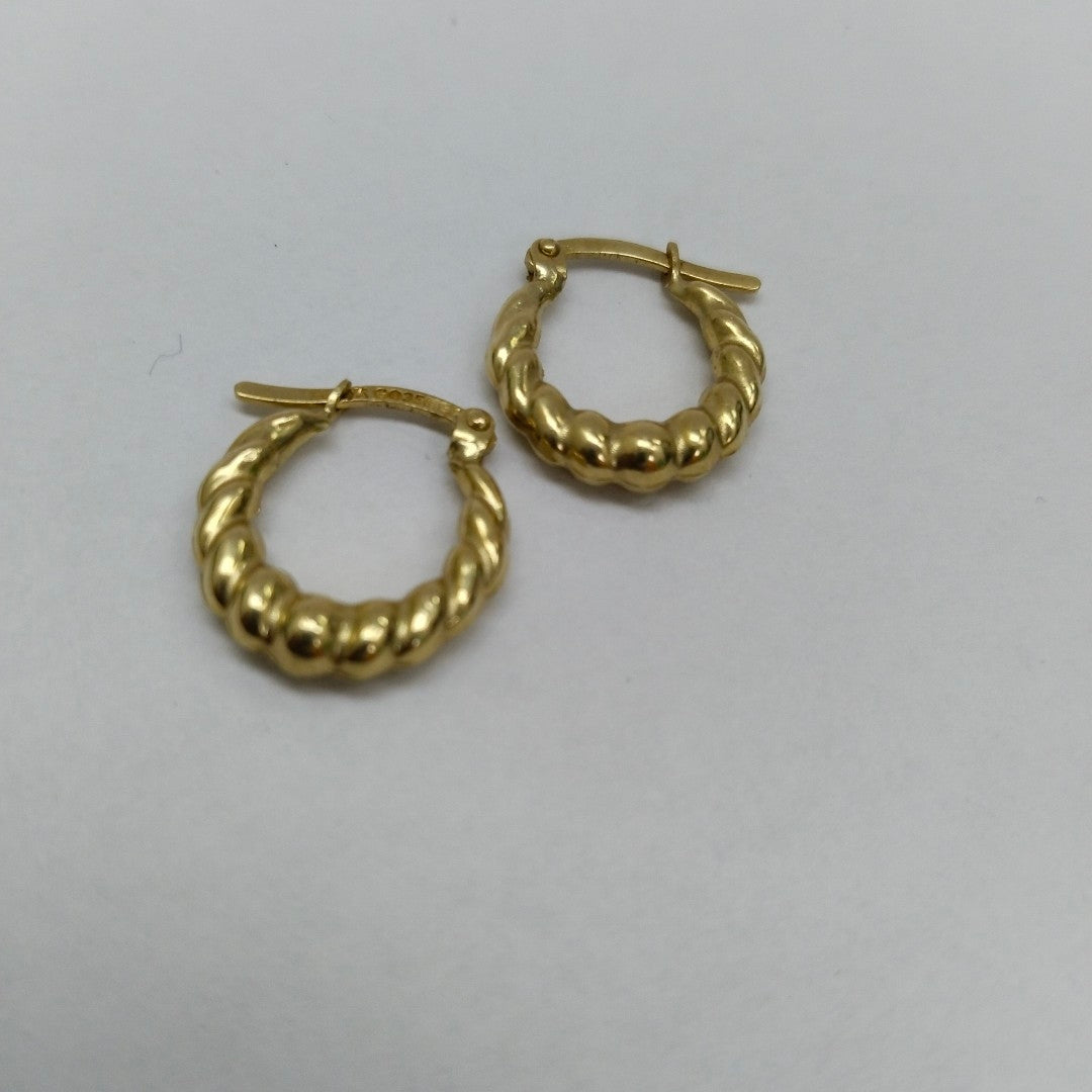 ARRACADAS PAR ORO 10 K 1.2 GRMS (SEMINUEVO)