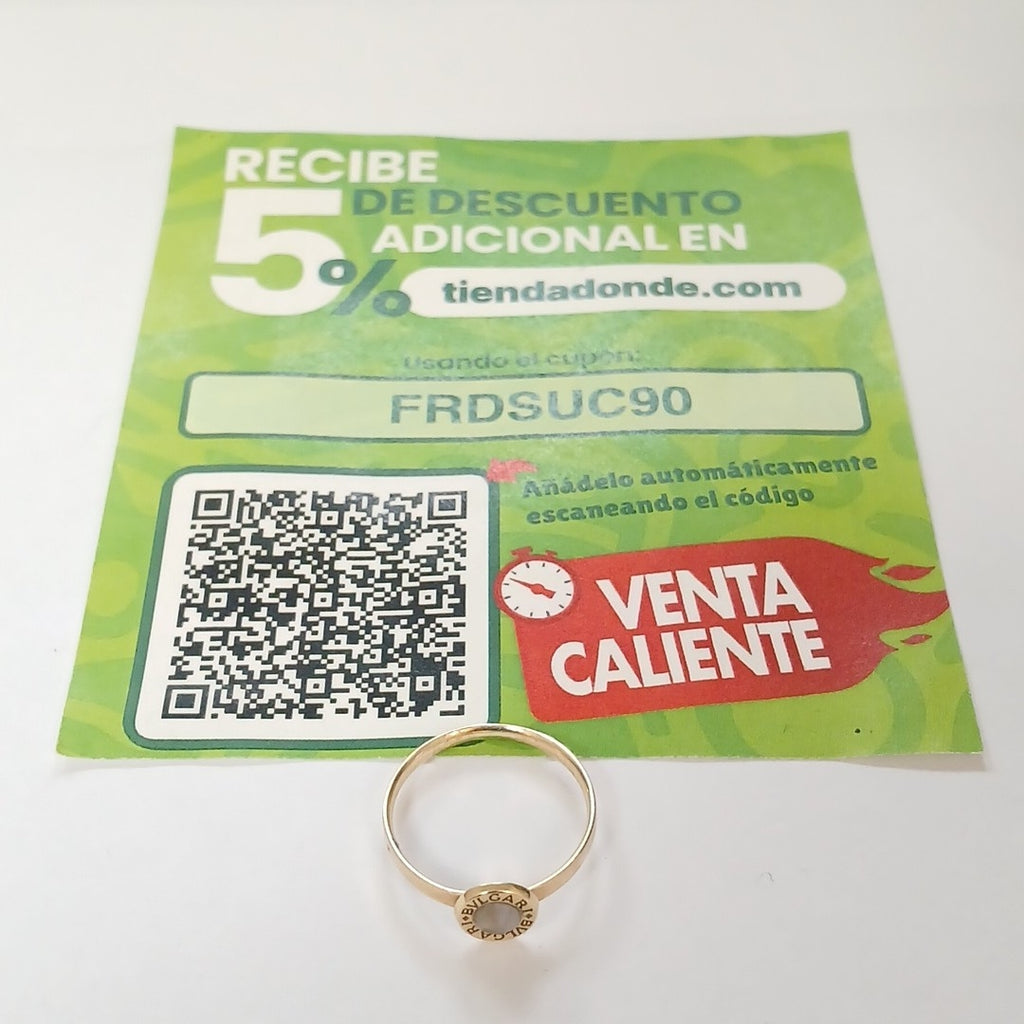 ANILLITO ORO 14 K 1.6 GRMS (SEMINUEVO)