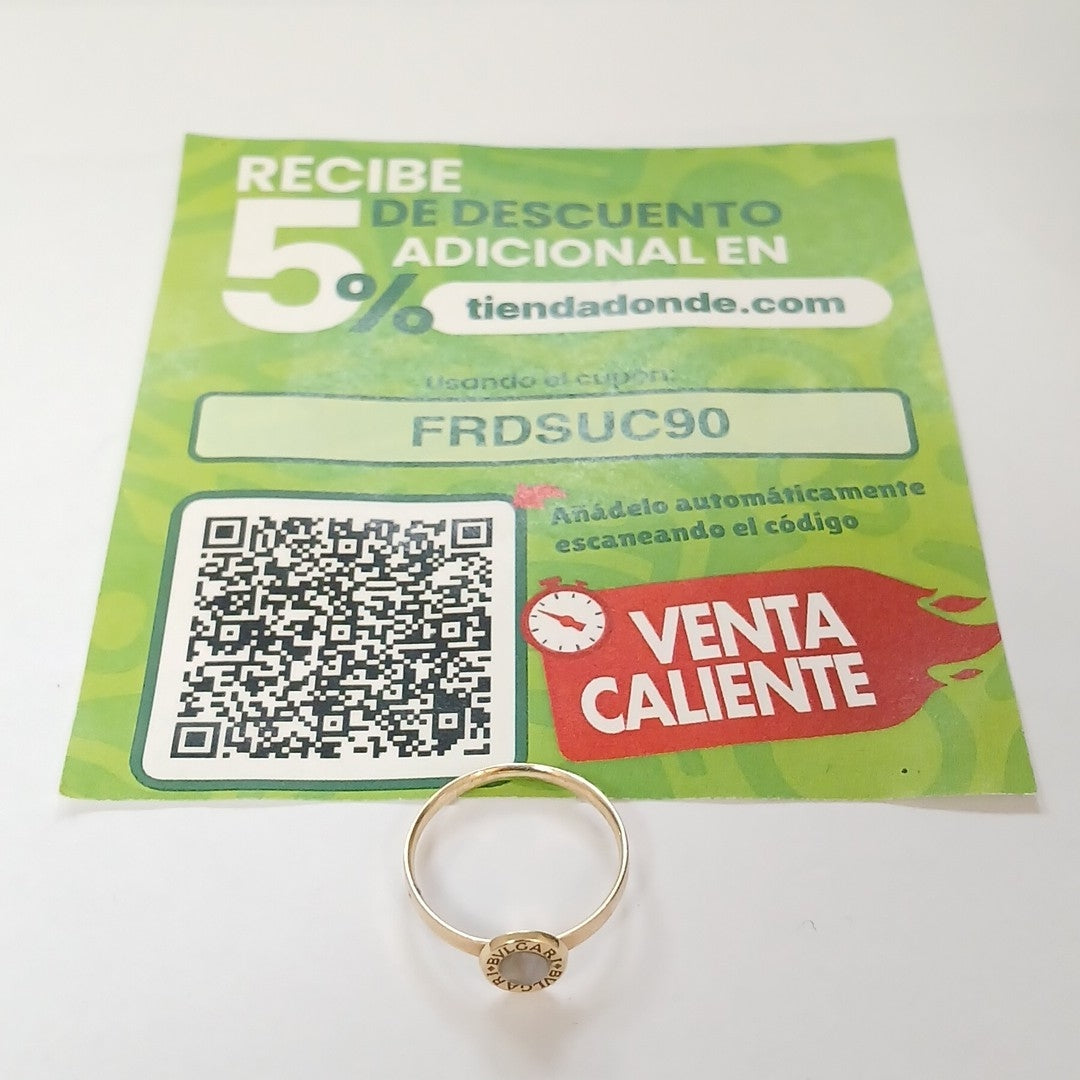 ANILLITO ORO 14 K 1.6 GRMS (SEMINUEVO)